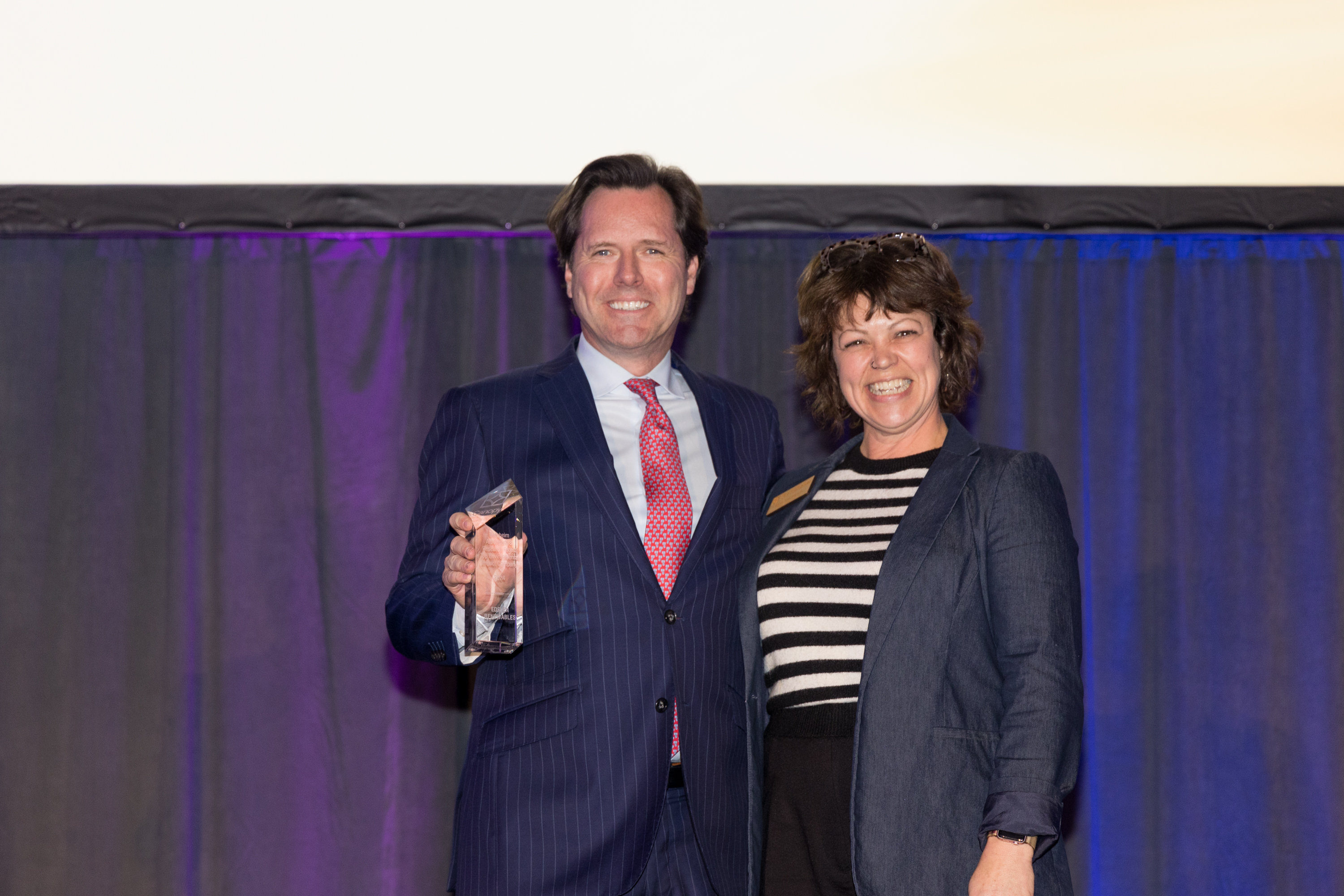 KFI Studios accepting the Environmental Impact award
