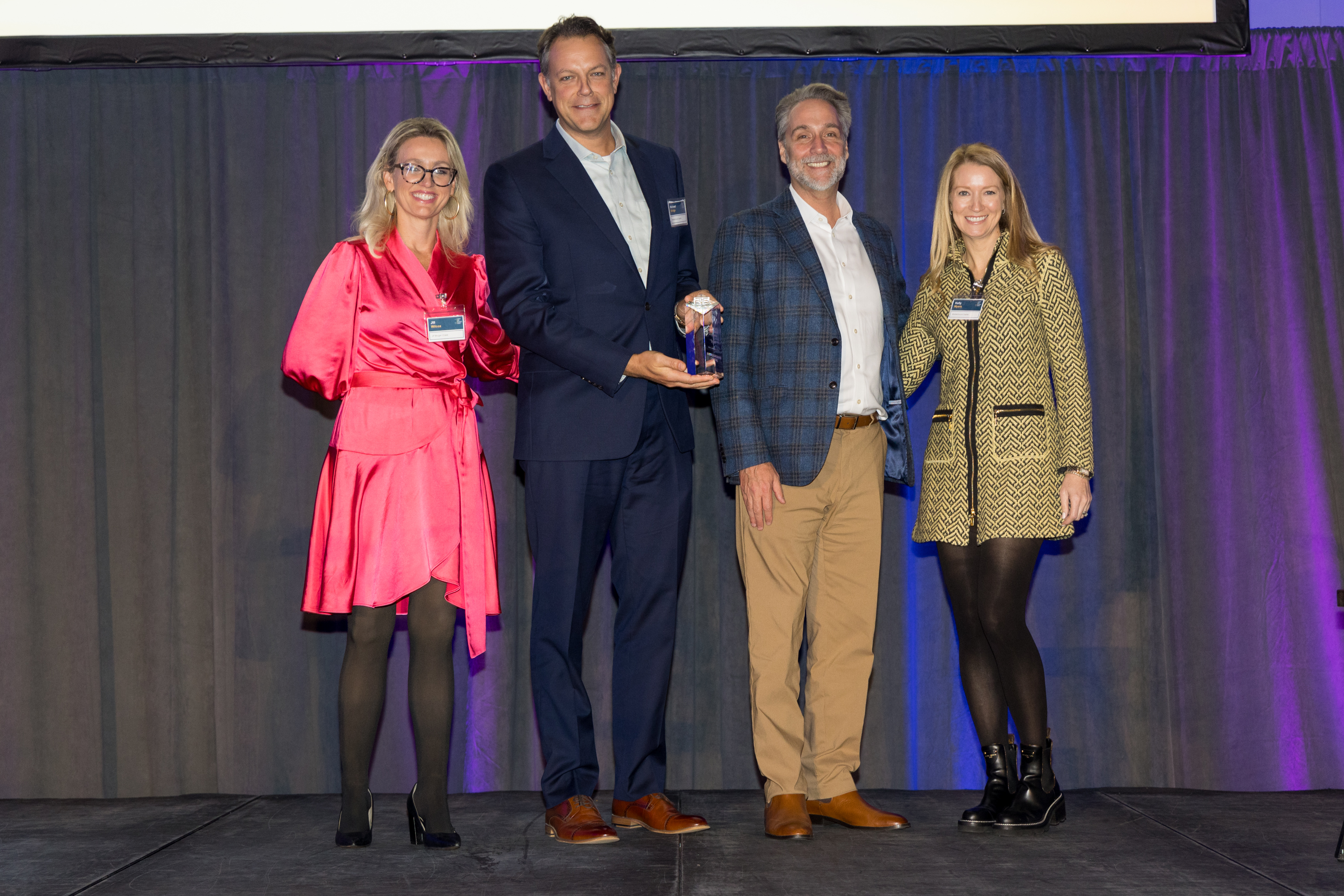 KFI Studios accepting the Environmental Impact award