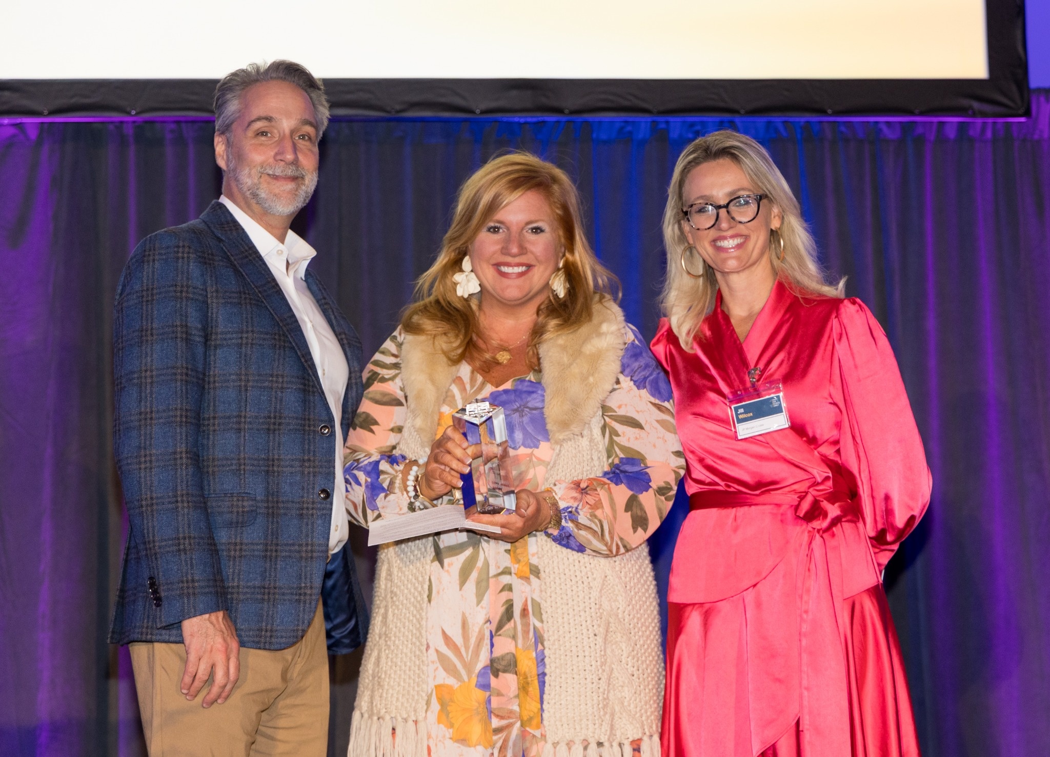 KFI Studios accepting the Environmental Impact award