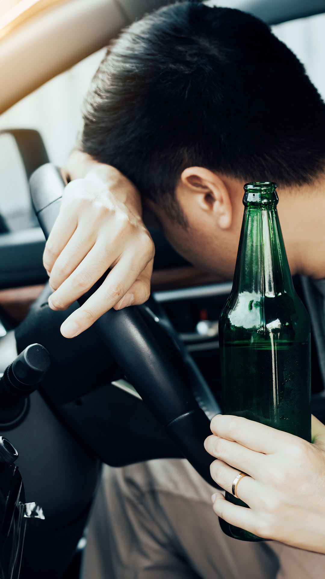 Accidente de auto con conductor ebrio (DUI)