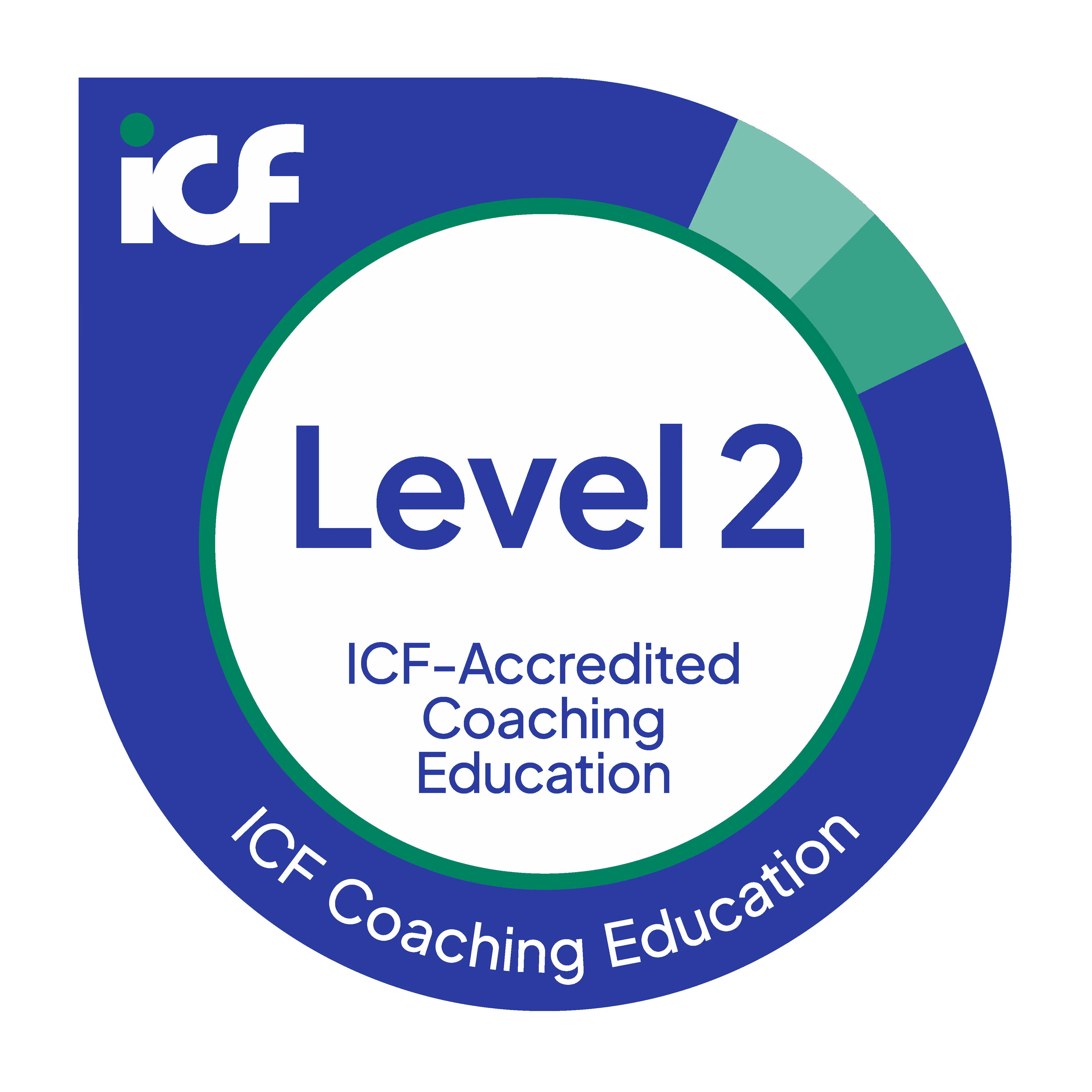 ICF Level 2 accreditation logo