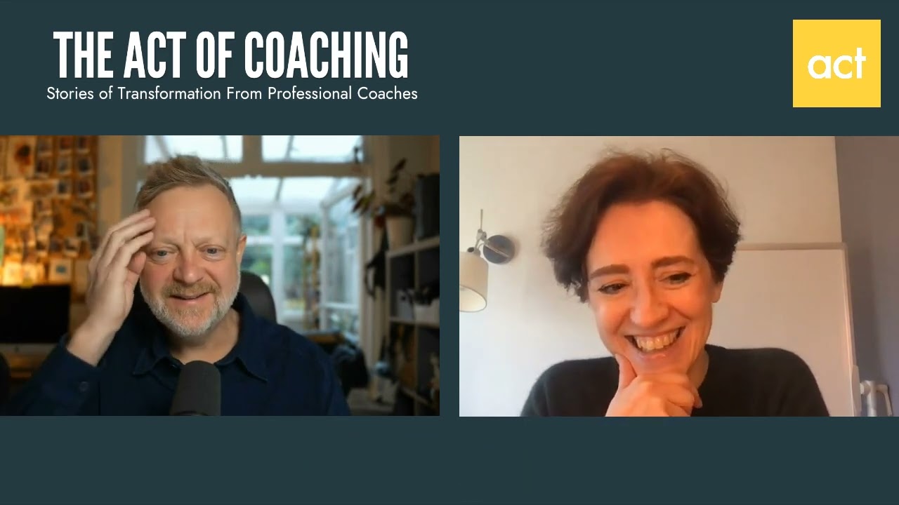Emmanuelle Sangouard on Coaching, Identity, and Reinvention - The Act of Coaching Podcast episode artwork
