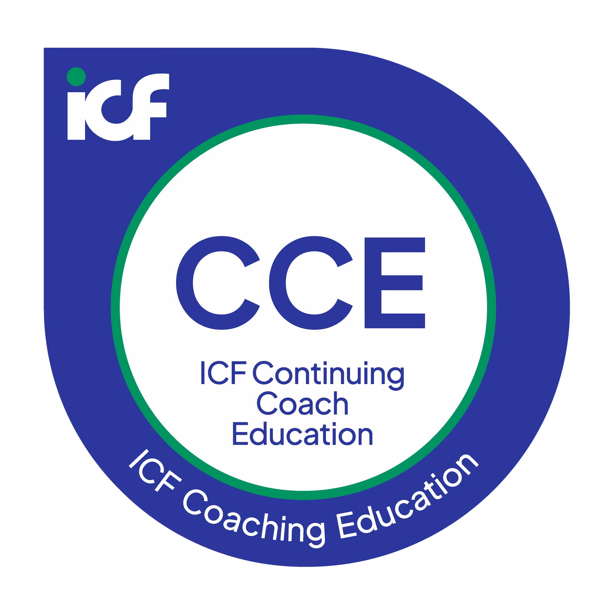 ICF Continuing Coach Education badge