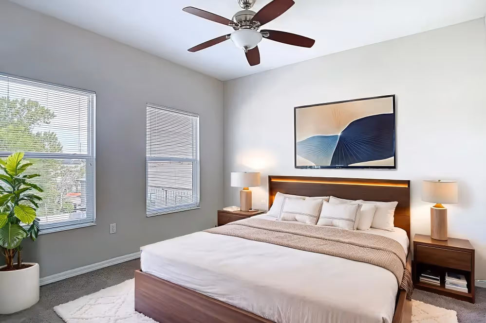 Bedroom with bed