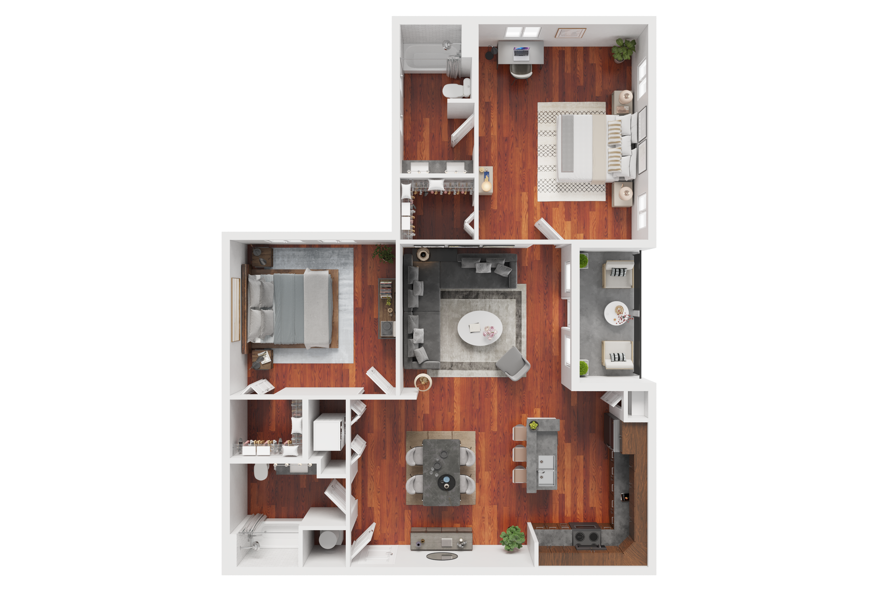 2 bedroom 2 bathroom