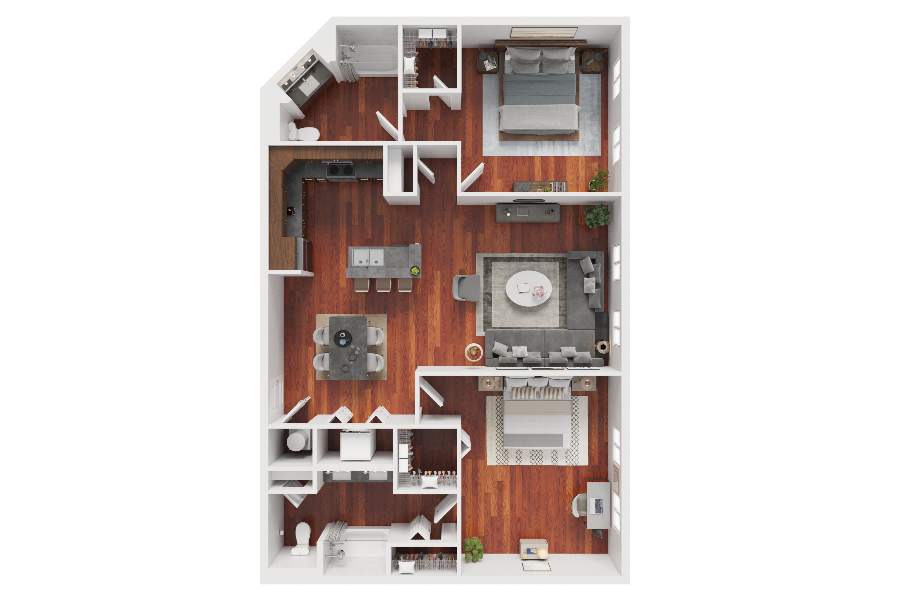 2 bedroom 2 bathroom. Now leasing
