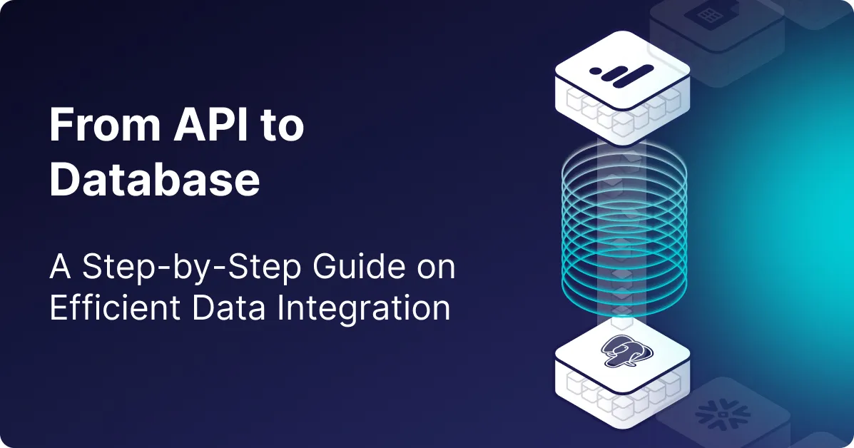 From API to Database: A Step-by-Step Guide on Efficient Data Integration
