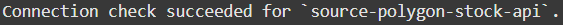 Successful Connection Message