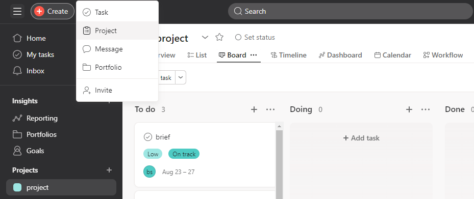 Initiate Project