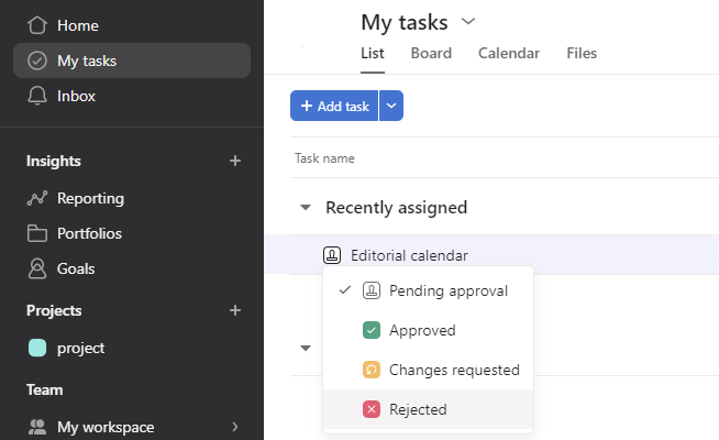 Complete Approval Task
