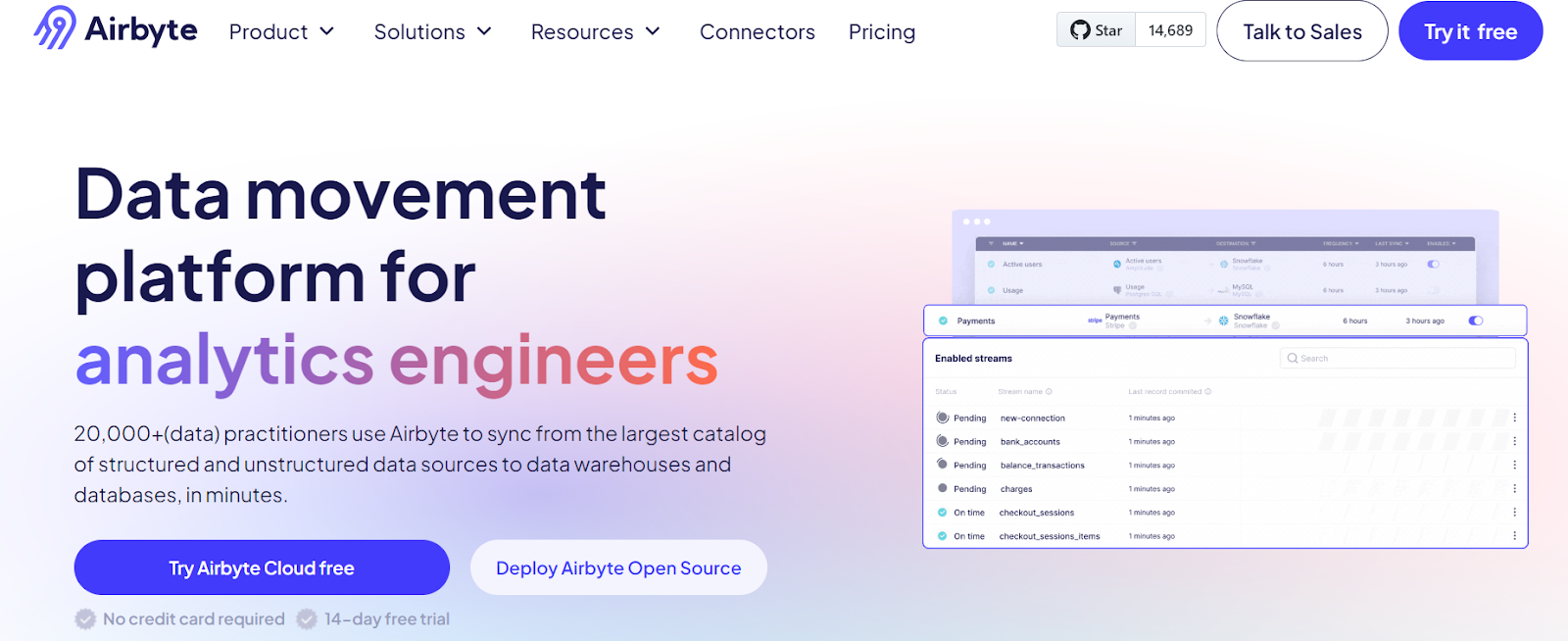 Image 4: Image 2: Airbyte Interface