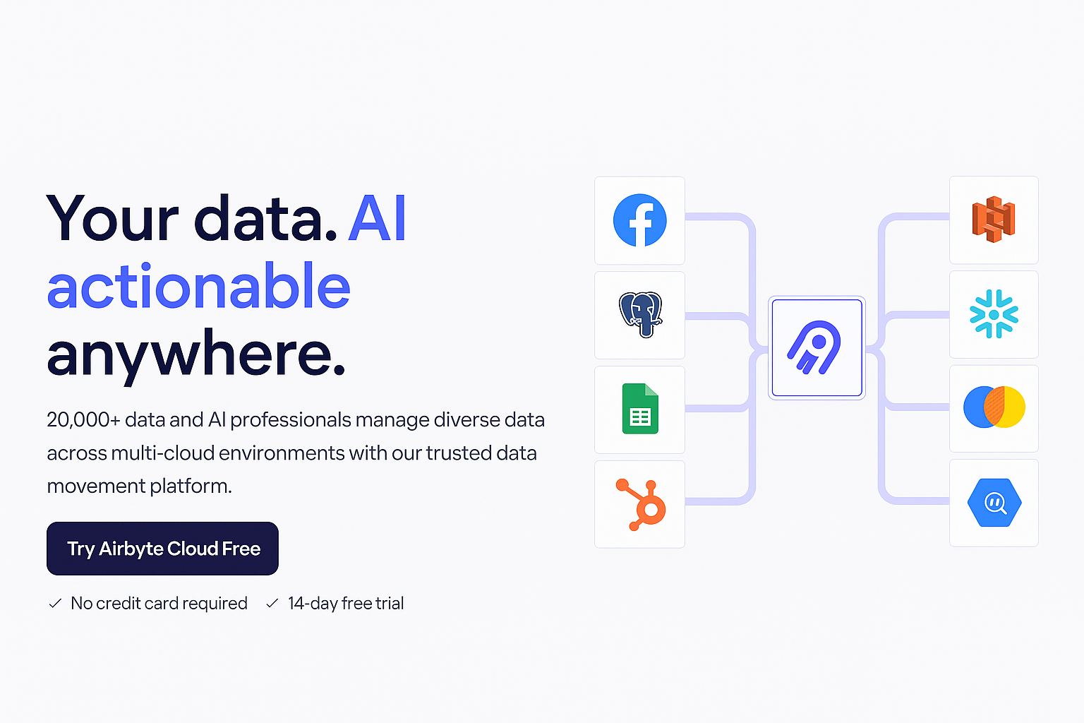 Image 4: Airbyte connector ecosystem interface