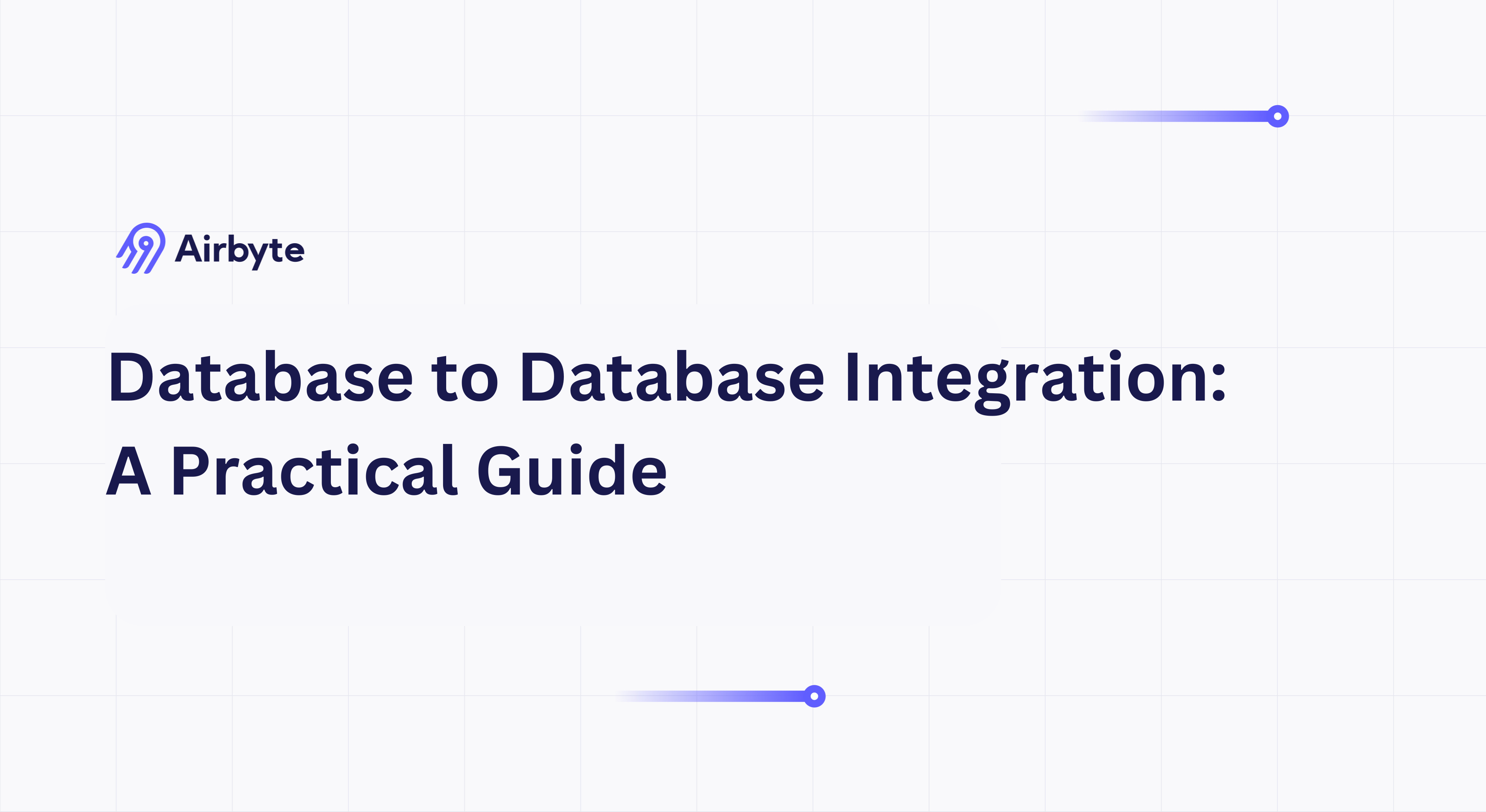 Database to Database Integration: A Practical Guide