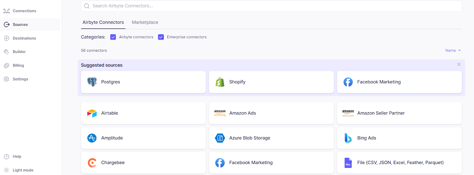 Airbyte Dashboard