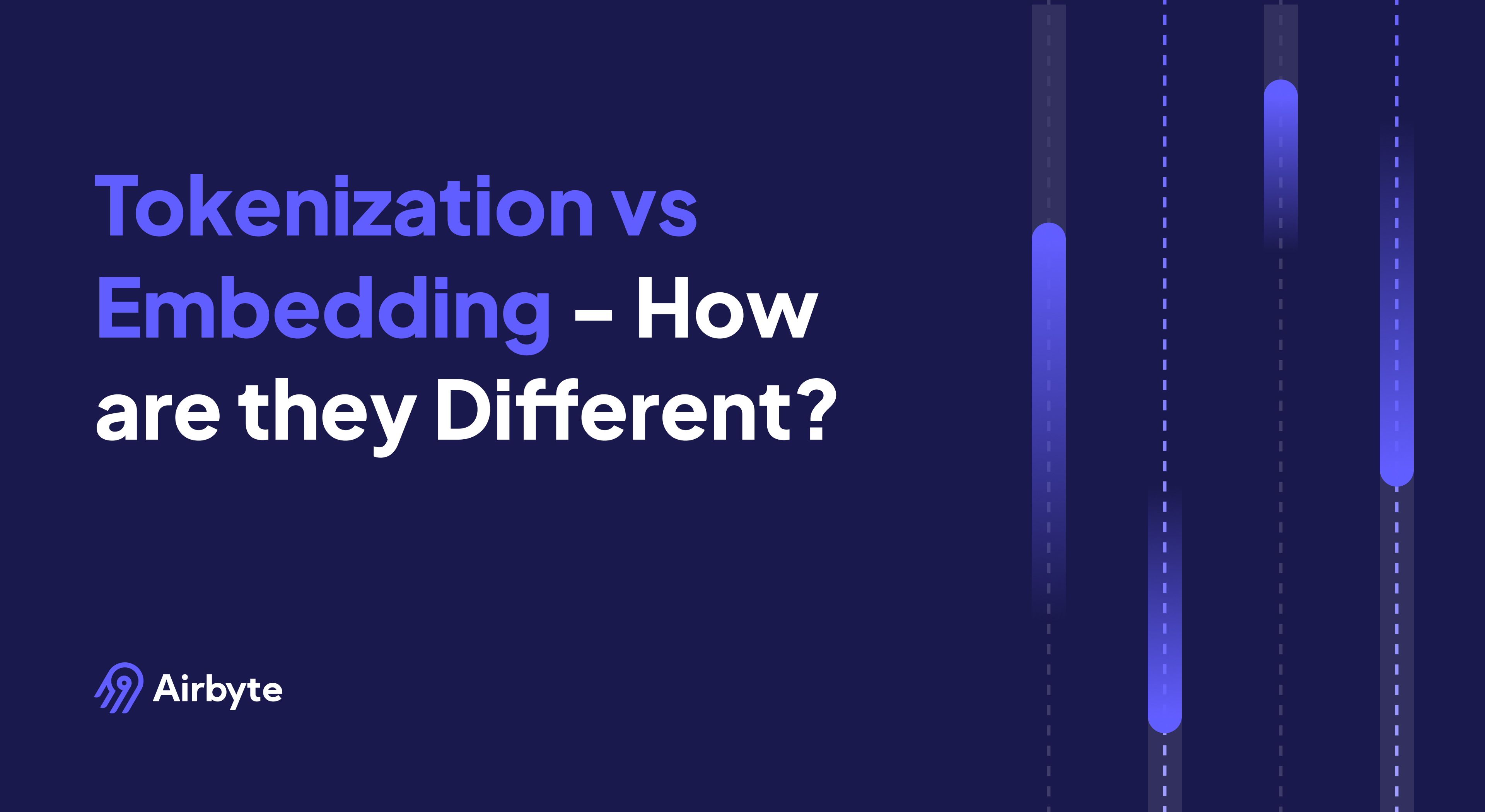 Tokenization vs Embedding - How are they Different?