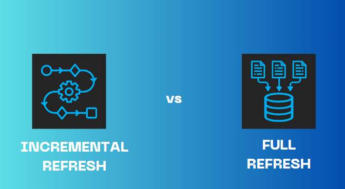 Image 1: Full Refresh vs Incremental Refresh