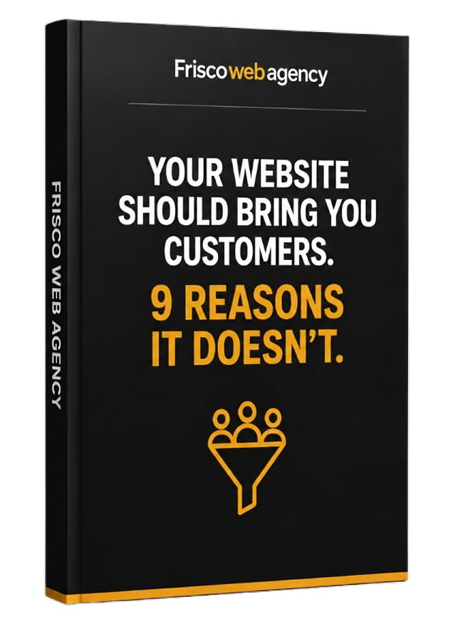 9 Reasons Your Website Isn't Bringing You Customers guide cover