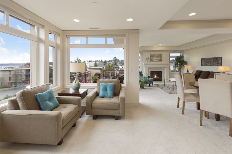Bright modern apartment interior appealing to city tenants