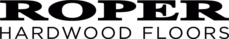 Roper Hardwood Floors company logo in bold black text.