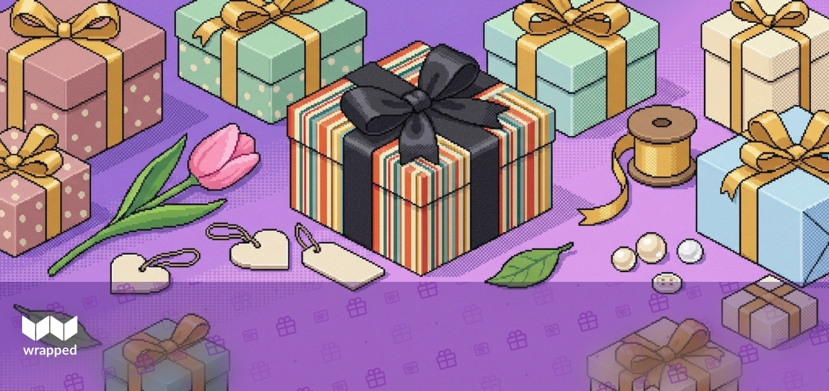 Colorful gift boxes and wrapping paper representing the variety of gifting occasions tracked by Gift Pulse