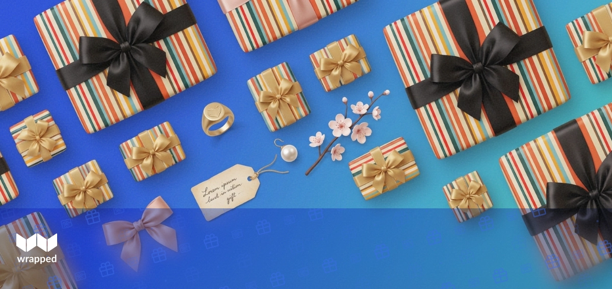 A bracelet and necklace displayed on a soft linen cloth with a handwritten gift note beside them