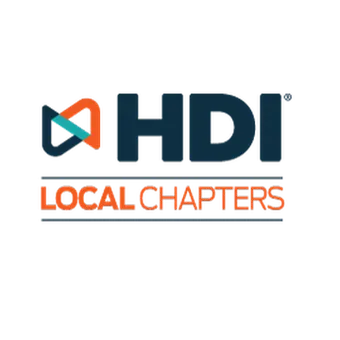 HDI logo with a stylized blue and orange icon followed by blue letters HDI above the orange text LOCAL CHAPTERS underlined in blue.