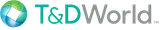 T&D World logo with a globe icon in blue and green to the left of the text.