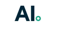 Black uppercase letters 'AI' followed by a small teal dot.