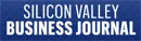 Silicon Valley Business Journal logo in white font on a blue background.
