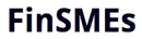 Text showing the word 'FinSMEs' in dark blue and black font.