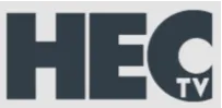 HEC TV logo with large bold letters HEC and smaller TV inside the letter C.