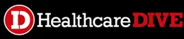 Healthcare Dive logo with a red circle containing a white letter D followed by the words Healthcare DIVE in black and red text.
