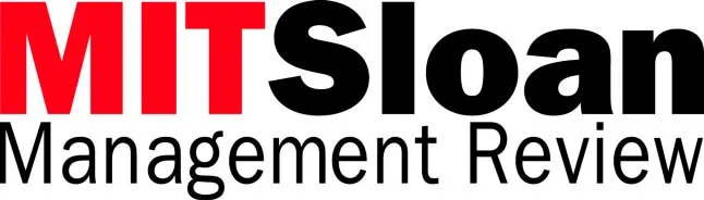 MIT Sloan Management Review logo with 'MIT' in red and 'Sloan Management Review' in black text.