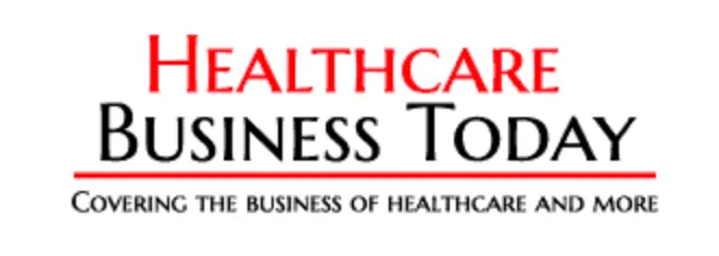 Healthcare Business Today logo with tagline 'Covering the business of healthcare and more'.