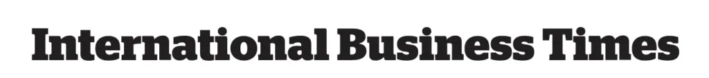 The text 'International Business Times' in bold black font on a white background.