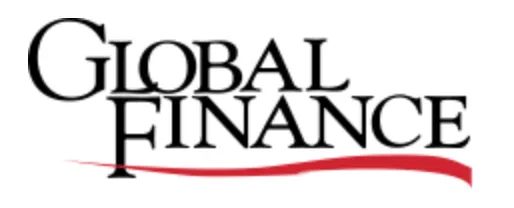 Global Finance logo with a red underline swoosh beneath the word Finance.