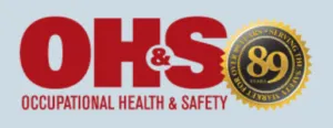 OHS Occupational Health & Safety logo with a gold seal indicating 89 years of excellence and service.