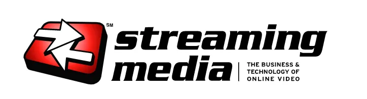 Streaming Media logo with stylized arrows in a red square and the tagline The Business & Technology of Online Video.