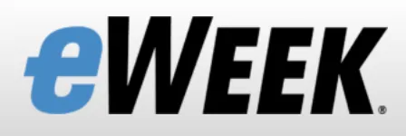 eWEEK logo with a lowercase blue 'e' followed by uppercase black 'WEEK' on a light gray gradient background.