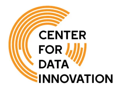 Logo of the Center for Data Innovation featuring the words 'CENTER FOR DATA INNOVATION' in black letters with an orange circular pattern on the left and around the word 'DATA'.