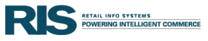 Logo reading RIS with the text Retail Info Systems Powering Intelligent Commerce to the right.