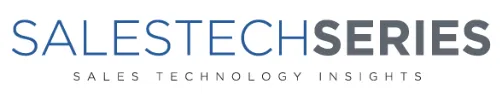 Logo with text 'SALESTECH SERIES' above the smaller text 'SALES TECHNOLOGY INSIGHTS'.