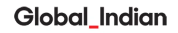 Logo text reading Global_Indian with a red underscore between Global and Indian in bold black font.