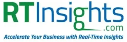 RTInsights logo with tagline 'Accelerate Your Business with Real-Time Insights' in blue and green text.