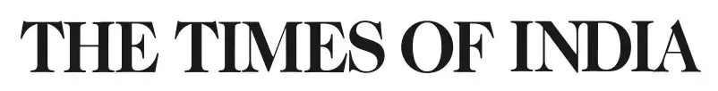 The Times of India newspaper logo in black serif font on a white background.