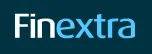Logo with the word 'Finextra' in white and blue text on a dark teal background.