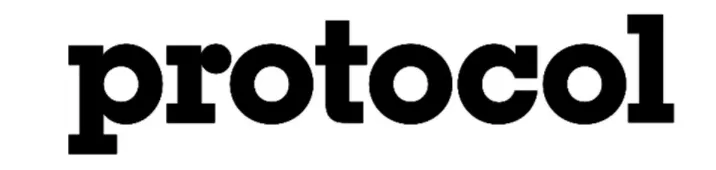 The word ‘protocol’ in bold black lowercase letters on a white background.