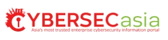 CyberSec Asia logo with a red stylized 'C' featuring a cityscape and a keyhole, followed by 'YBERSEC' in red and 'asia' in green lowercase letters, with the tagline 'Asia's most trusted enterprise cybersecurity information portal' below.