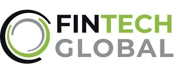 Logo for FinTech Global featuring stylized concentric circles to the left and the words 'FINTECH' in black and green and 'GLOBAL' in gray on the right.