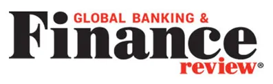 Global Banking & Finance Review logo with black and red text.
